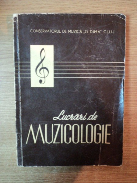 LUCRARI DE MUZICOLOGIE , Cluj 1965