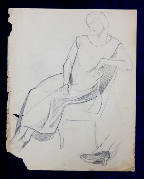 Lucretia Mihail Silion - Model pe scaun