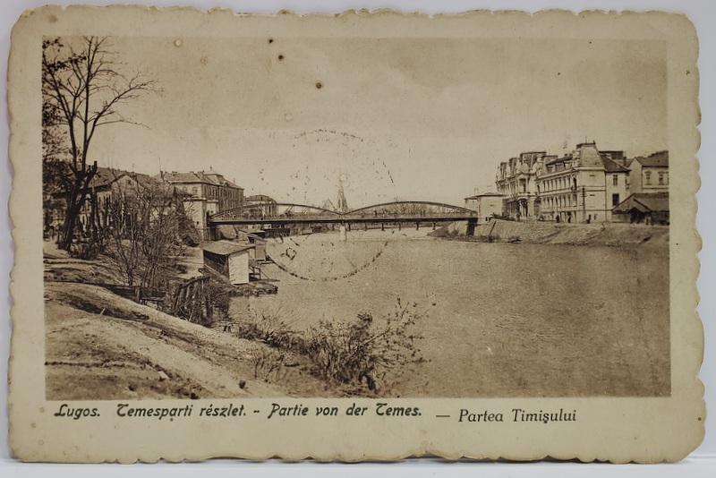 LUGOJ , PARTEA TIMISULUI , CARTE POSTALA ILUSTRATA , 1924