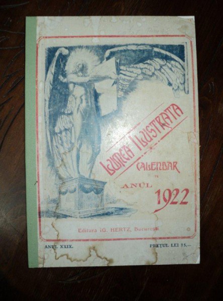 LUMEA ILUSTRATA , CALENDAR PE ANUL 1912