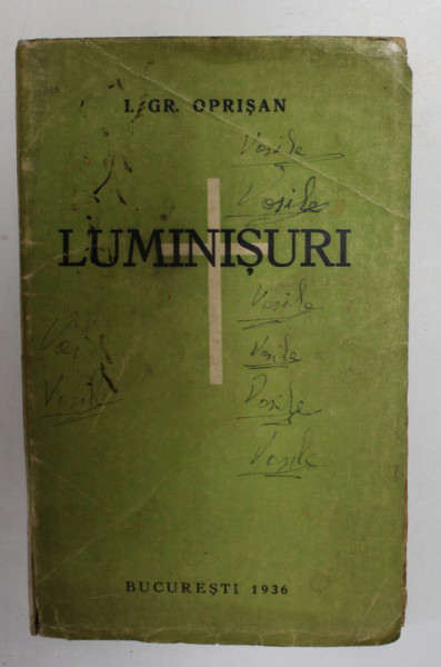 LUMINISURI de I. GR. OPRISAN , 1936