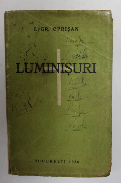 LUMINISURI de I. GR. OPRISAN , 1936
