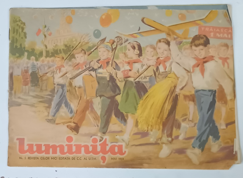 LUMINITA , REVISTA CELOR MICI EDITATA DE C.C. AL U.T.M. , NR. 5 , MAI 1959