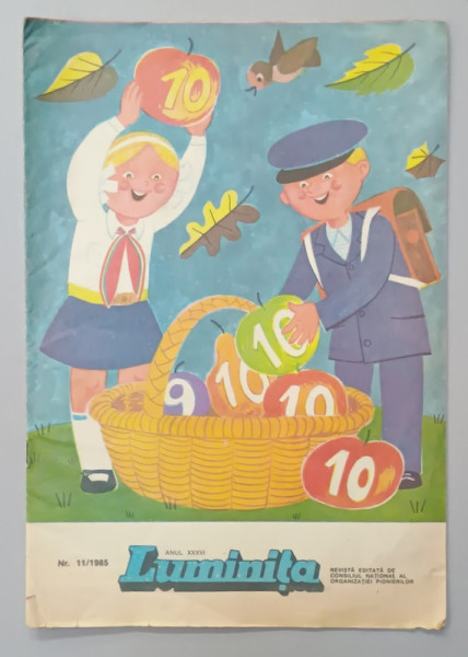 LUMINITA , REVISTA EDITATA DE CONSILIUL NATIONAL AL ORGANIZATIEI PIONIERILOR , NR. 11 , 1985