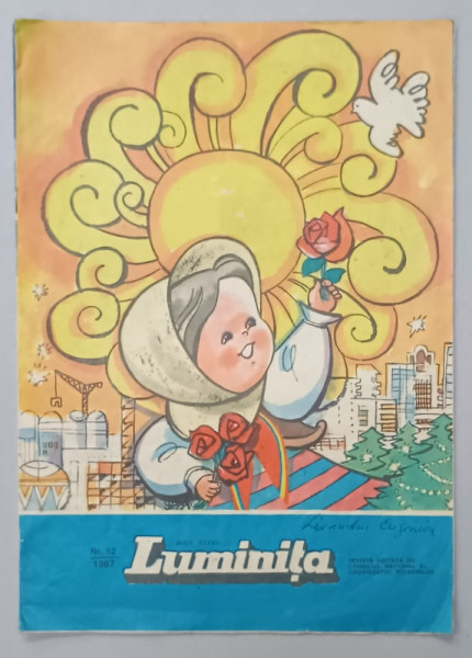 LUMINITA , REVISTA EDITATA DE CONSILIUL NATIONAL AL ORGANIZATIEI PIONIERILOR , NR. 12 , 1987