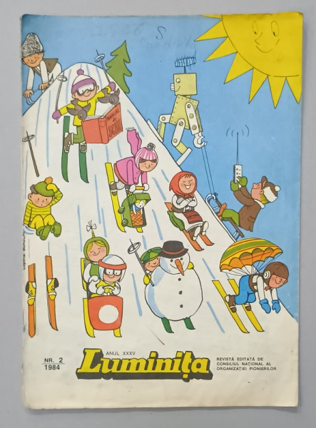 LUMINITA , REVISTA EDITATA DE CONSILIUL NATIONAL AL ORGANIZATIEI PIONIERILOR , NR. 2 , 1984