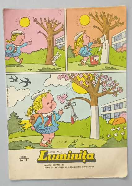 LUMINITA , REVISTA EDITATA DE CONSILIUL NATIONAL AL ORGANIZATIEI PIONIERILOR , NR. 3 , 1984