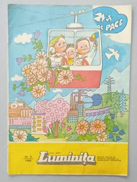 LUMINITA , REVISTA EDITATA DE CONSILIUL NATIONAL AL ORGANIZATIEI PIONIERILOR , NR. 5 , 1986