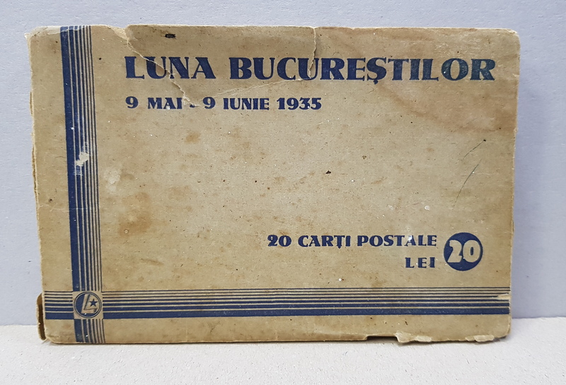 LUNA BUCURESTILOR 9 MAI - 9 IUNIE 1935 , SET DE 20 CARTI POSTALE