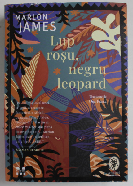 LUP ROSU , NEGRU LEOPARD de MARLON JAMES , 2023 *MICI DEFECTE