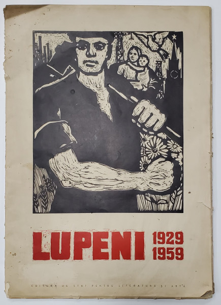 LUPENI 1929-1959, MAPA CU 24 DE LINOGRAVURI