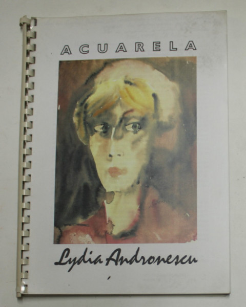 LYDIA ANDRONESCU - ACUARELA , 1998 , DEDICATIE *