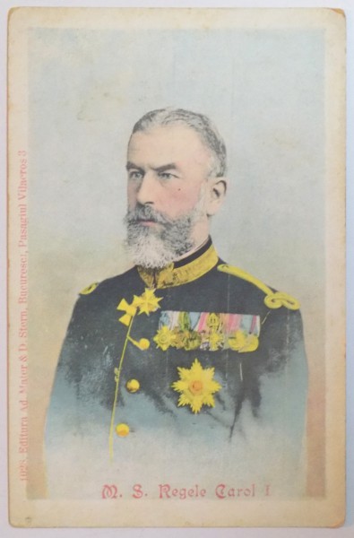 M S CAROL I CARTE POSTALA ILUSTRATA CLASICA