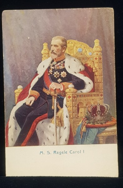 M. S. Regele Carol I - CP Ilustrata