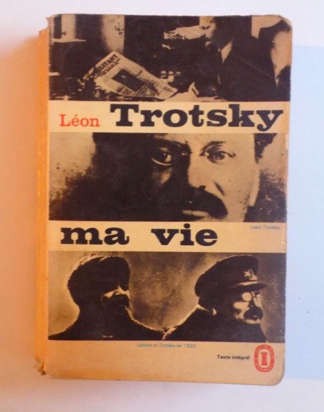 MA VIE par LEON TROTSKY , 1953