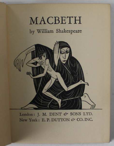 MACBETH by WILLIAM SHAKESPEARE , 1933