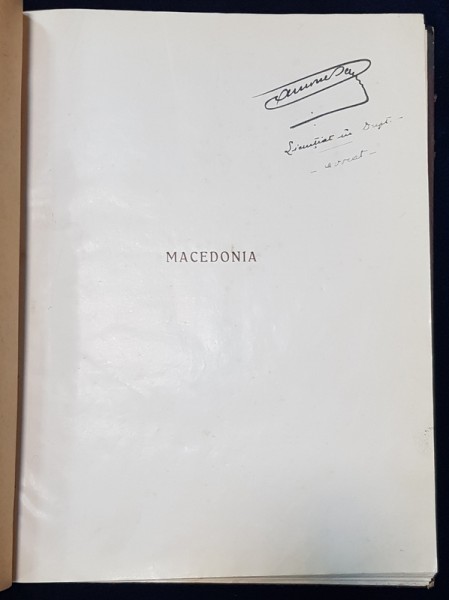 MACEDONIA de FR. LEBRUN si I. VOINESCU , 1911