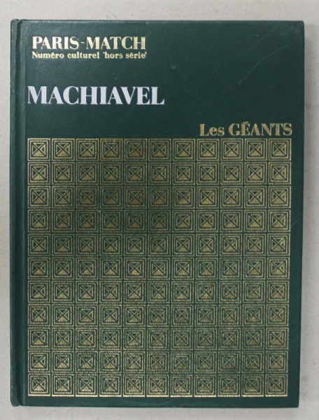 MACHIAVEL , PARIS - MATCH NUMERO CULTUREL ' HORS SERIE ' , 1969