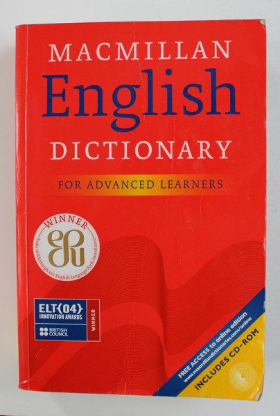 MACMILLAN ENGLISH DICTIONARY FOR ADVANCED LEARNERS , CONTINE CD  , 2002