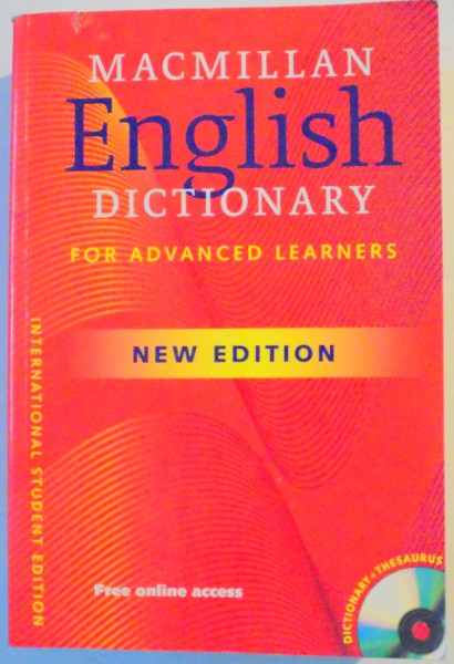 MACMILLAN ESSENTIAL DICTIONARY FOR LEARNERS OF ENGLISH , SECOND EDITION ,  *NU CONTINE CD