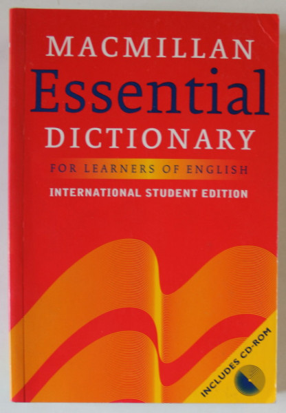 MACMILLAN , ESSNTIAL DICTIONARY FOR LEARNERS OF ENGLISH , INTERNATIONAL STUDENT EDITION , 2003 *LIPSA CD