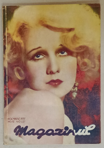 MAGAZINUL , REVISTA DE MONDENITATI  , NR. 12 , NOIEMBRIE  , 1931