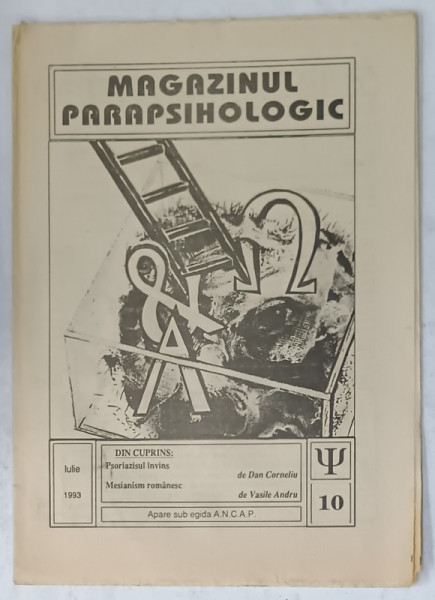 MAGAZINUL PARAPSIHOLOGIC , REVISTA , NR. 10 , 1993