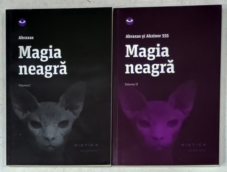 MAGIA NEAGRA de ABRAXAS si AKZINOR 555 , VOLUMELE I - II , 2011