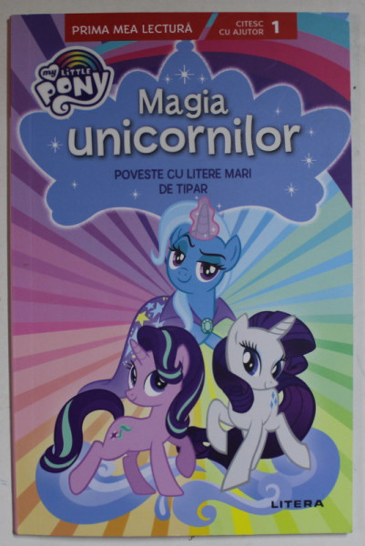 MAGIA UNICORNILOR , POVESTE CU LITERE MARI DE TIPAR de JENNIFER FOX , 2021