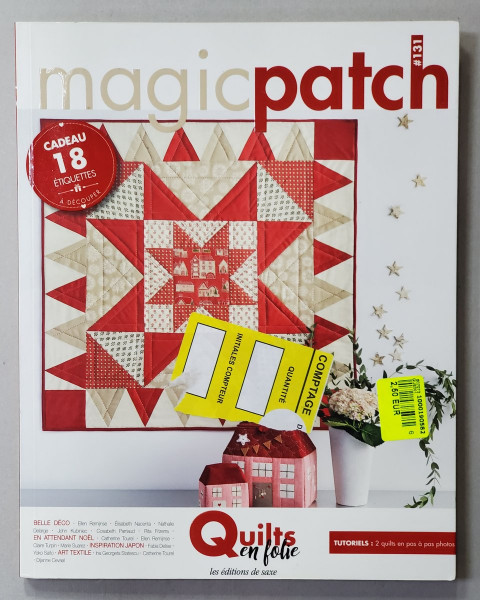 MAGIC PATCH , QUILTS EN FOLIE , NR. 131 , REVISTA DE DECORATIUNI INTERIOARE , 2017