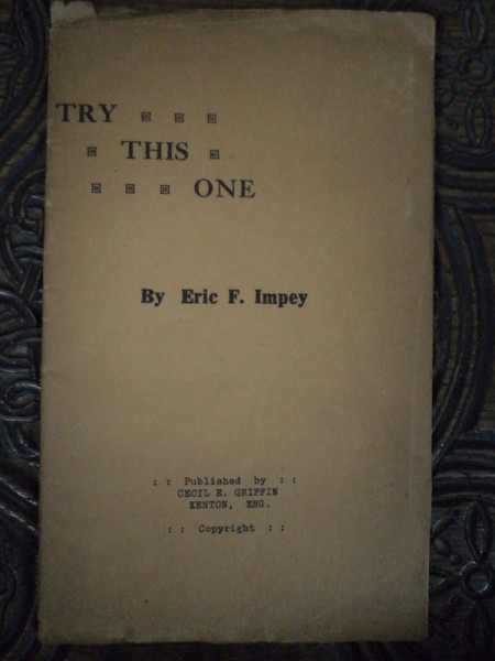 MAGIE- TRY THIS ONE by ERIC F. IMPEY