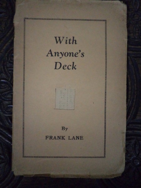 MAGIE- WITH ANYONE'S DECK by FRANK LANE