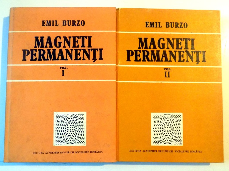 MAGNETI PERMANENTI de EMIL BURZO , VOL I-II , 1986