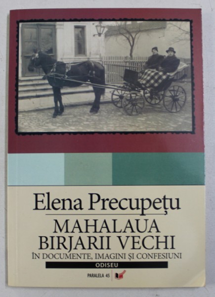 MAHALAUA BIRJARII VECHI , IN DOCUMENTE , IMAGINI SI CONFESIUNI de ELENA PRECUPETU , 2006 *PREZINTA SUBLINIERI IN TEXT