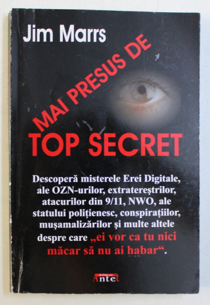 MAI PRESUS DE TOP SECRET de JIM MARRS , 2009