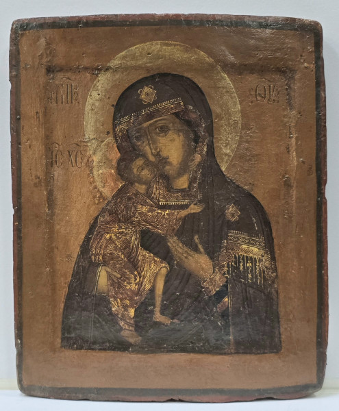 Maica Domnului cu Pruncul, Icoana Rusia, Sfarsit de Secol XVIII