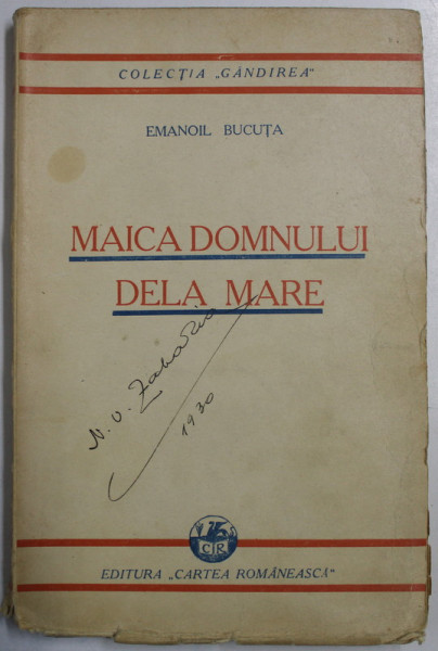 MAICA DOMNULUI DELA MARE de EMANOIL BUCUTA , 1930