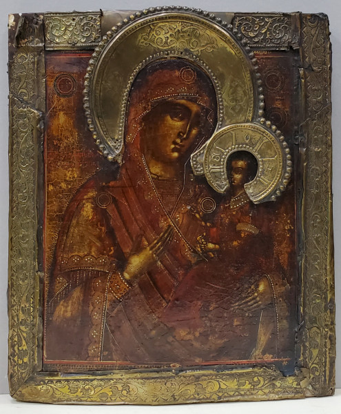 Maica Domnului din Tikhvin, Scoala Rusa, Secol XVIII