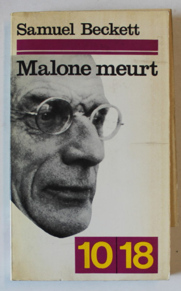 MALONE MEURT par SAMUEL BECKETT , 1970
