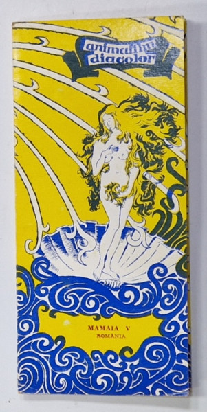 MAMAIA , ROMANIA , SET CU 3 DIAPOZITIVE COLOR , 1969