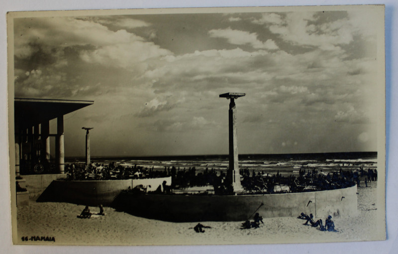 MAMAIA - VEDERE INSPRE MARE , CARTE POSTALA ILUSTRATA , MONOCROMA , NECIRCULATA , PERIOADA INTERBELICA