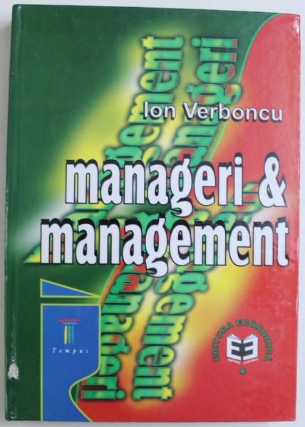 MANAGERI & MANAGEMENT de ION VERBONCU , 2000