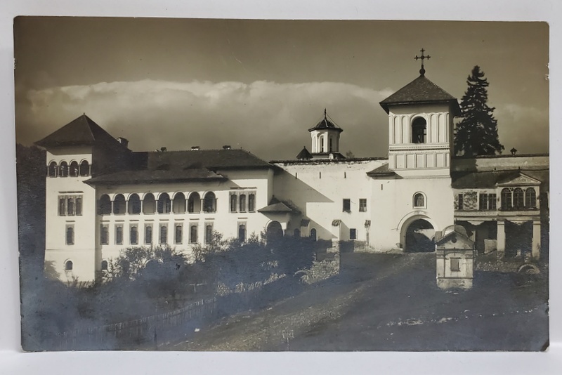 MANASTIREA HOREZU - VALCEA , VEDERE GENERALA , FOTOGRAFIE TIP CARTE POSTALA , 1931