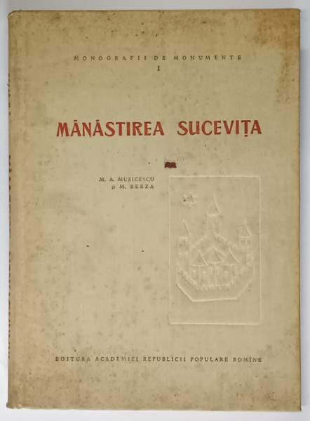 MANASTIREA SUCEVITA de DIMITRIE DAN, Anul 1923