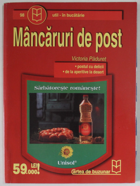 MANCARURI DE POST de VICTORIA PADURET , ANII '2000