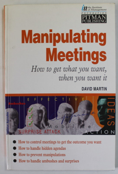 MANIPULATING MEETINGS by DAVID MARTIN , 1994