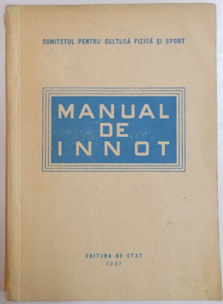 MANUAL DE INNOT , 1951