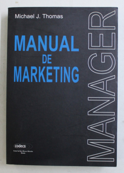 MANUAL DE MARKETING de MICHAEL J. THOMAS , 1998