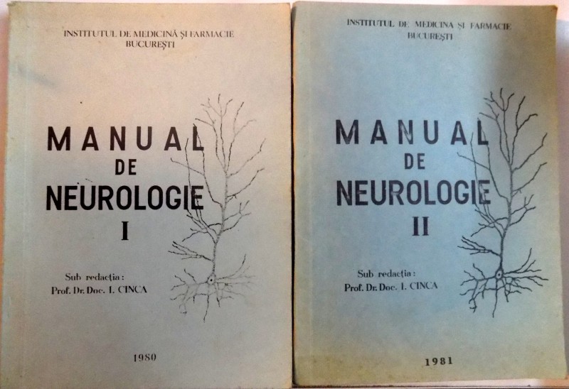 MANUAL DE NEUROLOGIE , VOL I - II , 1980