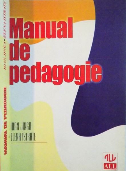 MANUAL DE PEDAGOGIE de IOAN JINGA, ELENA ISTRATE, 1998